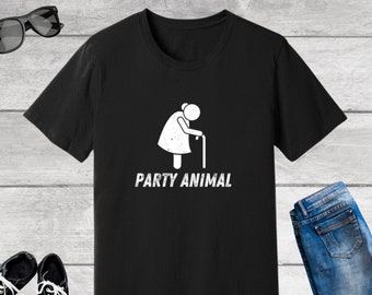 lustiges Shirt Party Tier Shirt Geburtstag Geschenk Workout Shirt