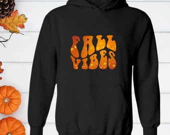 Herbst-Vibes-Kapuzenpullover, Herbst-Hoodie, Herbst-Sweatshirt, Herbst-Hoodie