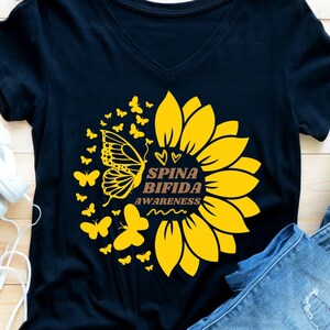 Spina Bifida Awareness Yellow Ribbon Spina Bifida Awareness spinal cord Warrior Support Cricut svg png