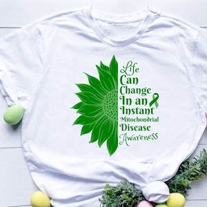 life can change in an instant Mitochondrial Disease Awareness svg png