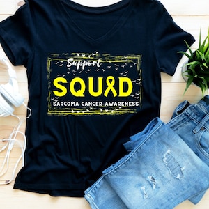 Support Squad Sarcoma Cancer Awareness svg png