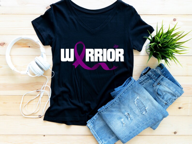 ITP Warrior Purple Ribbon ITP Awareness Immune Idiopathic ...