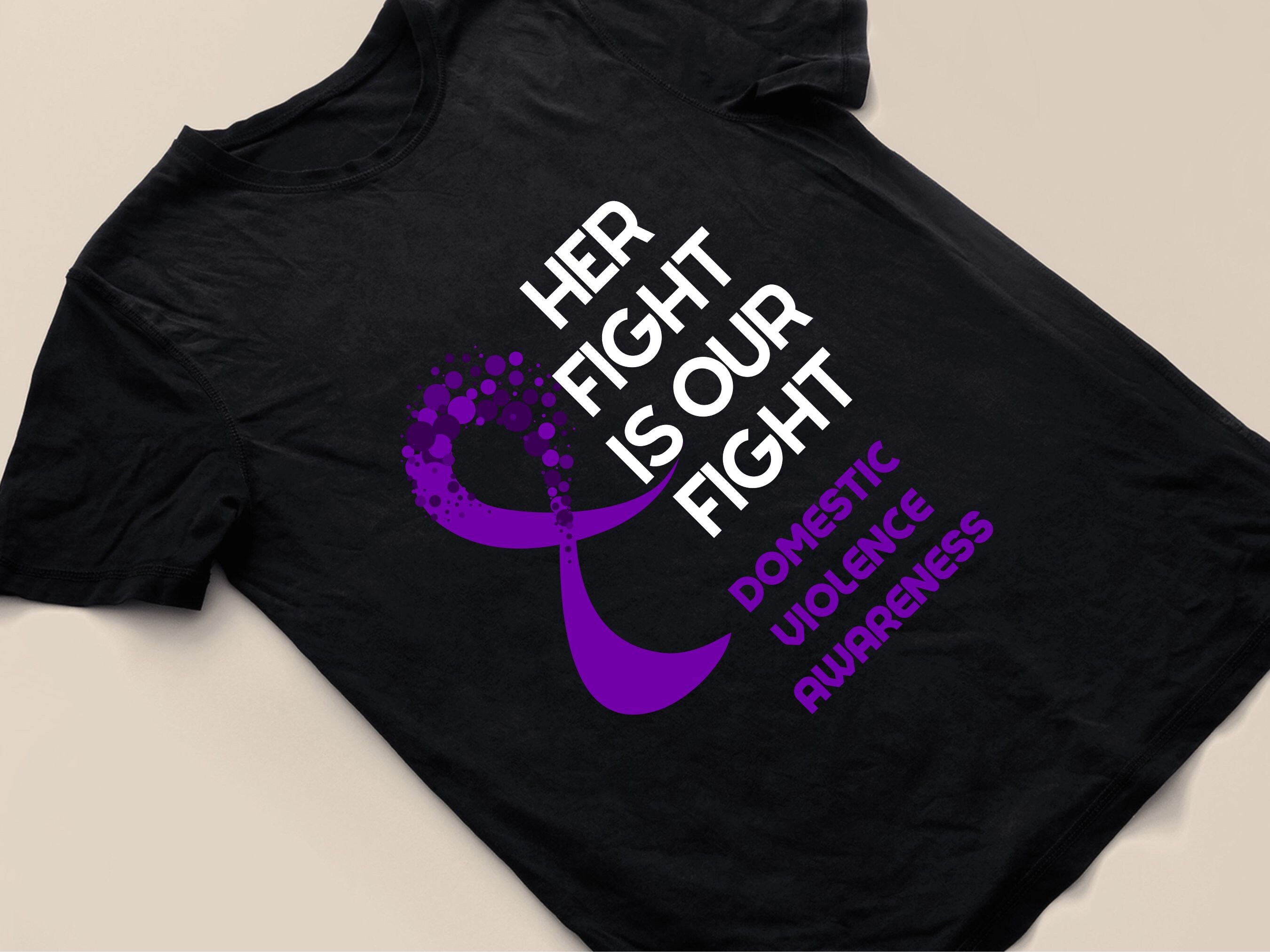 Her Fight is Our Fight Domestic Violence Awareness Svg Png - Etsy