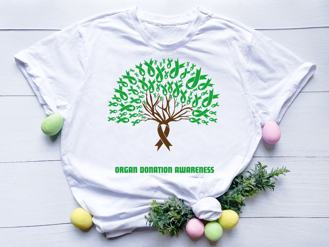Organ Donation Awareness Green Ribbon Organ Transplant Awareness Save ...