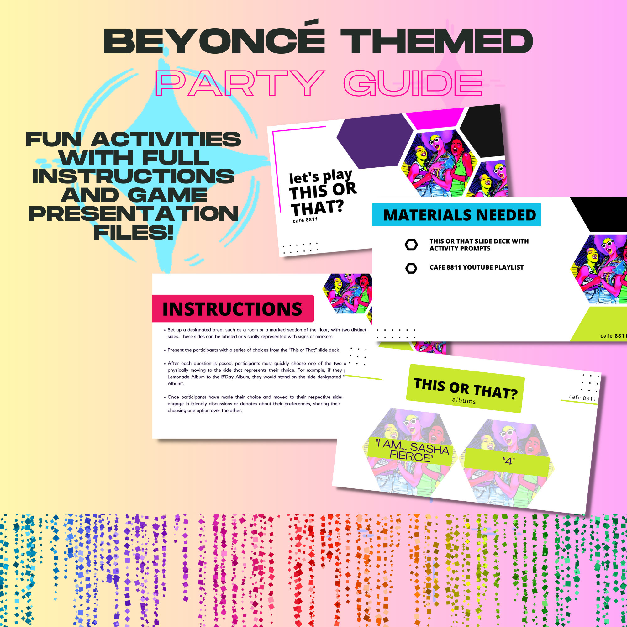 Beyoncé Themed Party Guide: Ultimate Digital Party Guide With Cocktail ...