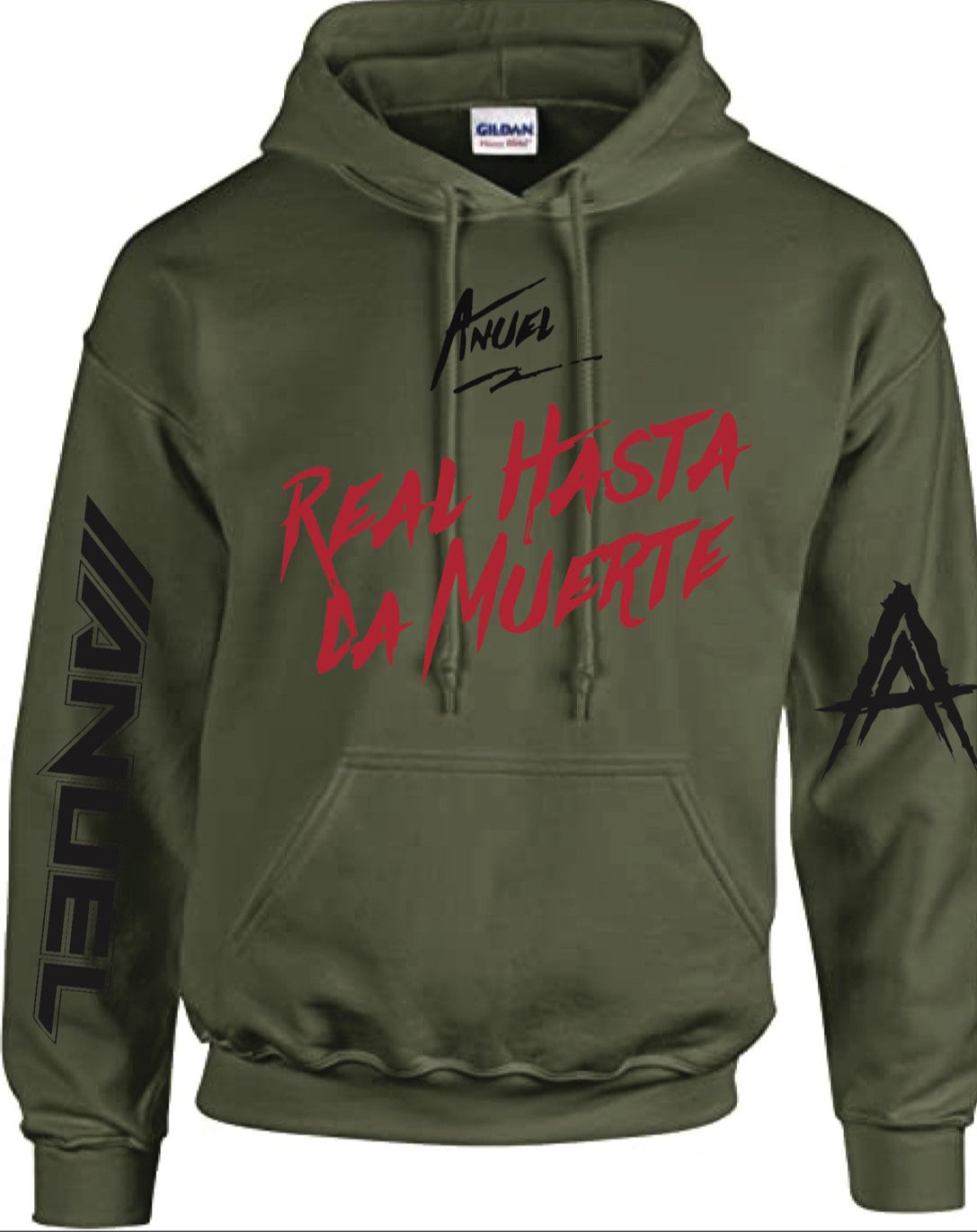 Anuel AA REAL HASTA LA MUERTE Merch Hoodies New Logo Sweatshirt Men/Women  Cosplay Tour Long Sleeve Hoodie Hooded