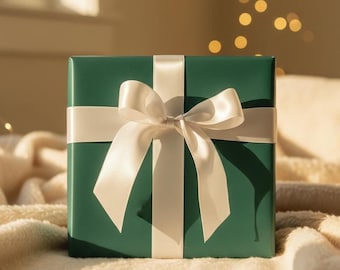 Forest Green Gift Wrap | Nature-Inspired Wrapping Paper