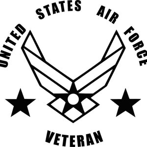 United States Air Force Veteran Decal