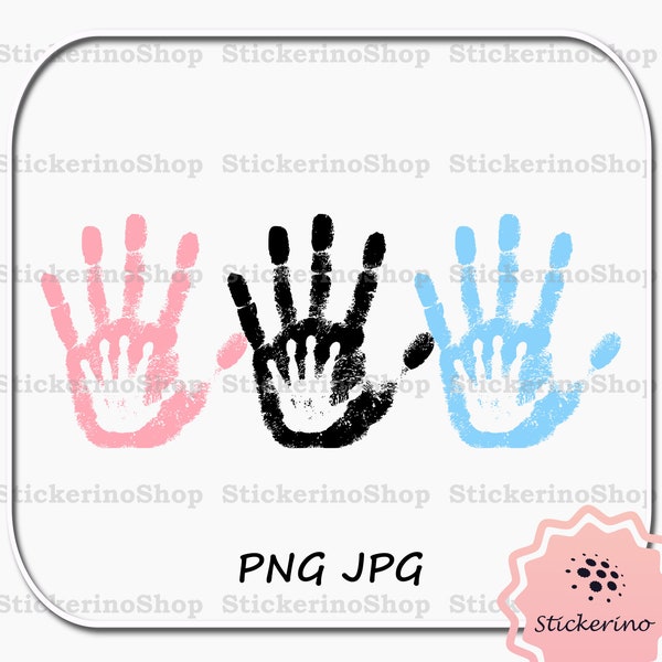 Baby Hand Print - Etsy