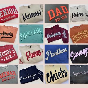 Matching Friend Shirts | Custom Puff Print Comfort Colors Tee | Sleeve Print | Personalized Group Shirts For Best Friends