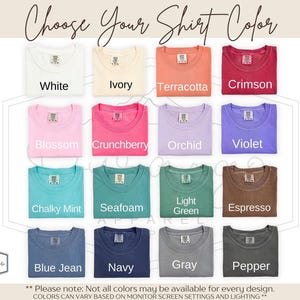 Matching Friend Shirts | Custom Puff Print Comfort Colors Tee | Sleeve Print | Personalized Group Shirts For Best Friends