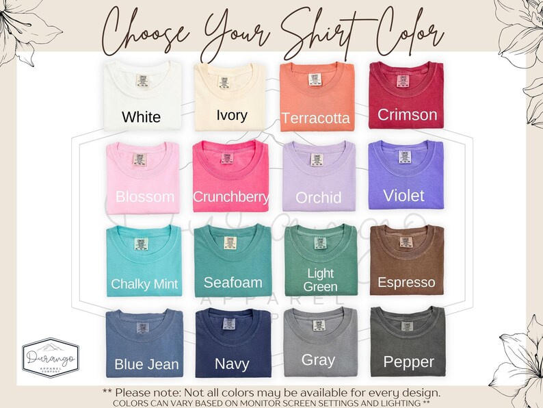 Matching Friend Shirts | Custom Puff Print Comfort Colors Tee | Sleeve Print | Personalized Group Shirts For Best Friends