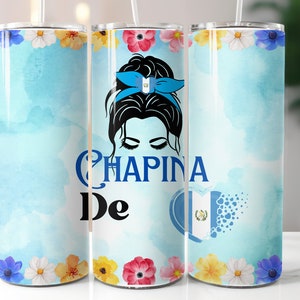 Guatemalan Tumbler Wrap Digital File - Instant Download, Guatemala Chapina Tumbler Wrap PNG