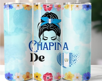 Guatemalteken Tumbler Wrap digitale Datei - Instant Download, Guatemala Chapina Tumbler Wrap PNG