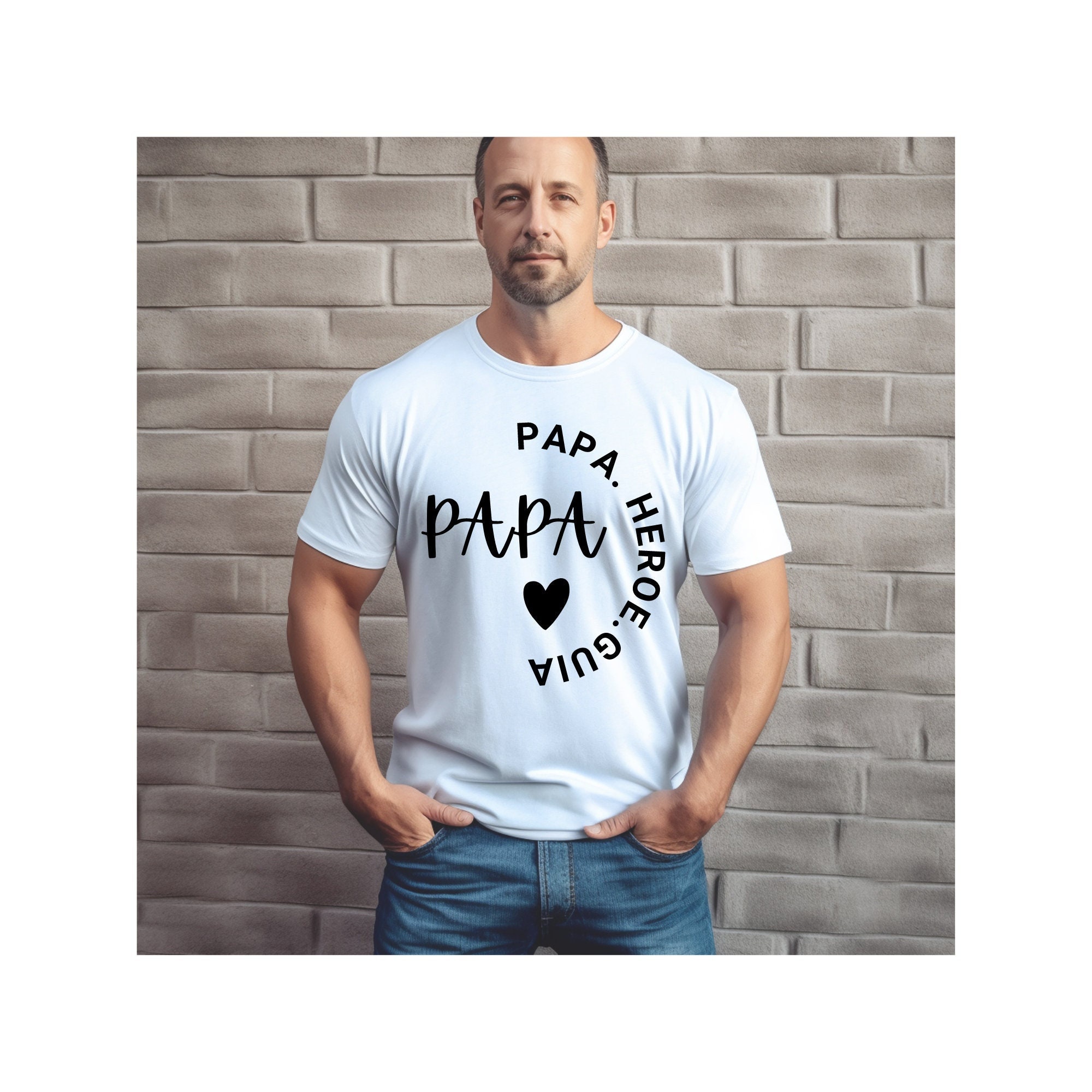 Mi Papa Mi Guia SVG, Mi Papa Mi Guia Png, Dia del Padre, Feliz Dia del Padre, PapaTshirt, Vatertag, Papa Playera, Dia del Padre SVG