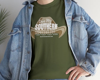 Love My Southern Soul T-shirt, Music Genre, R&B Music, Classic Soul, Blues Music, Sir Charles Jones, Tucka
