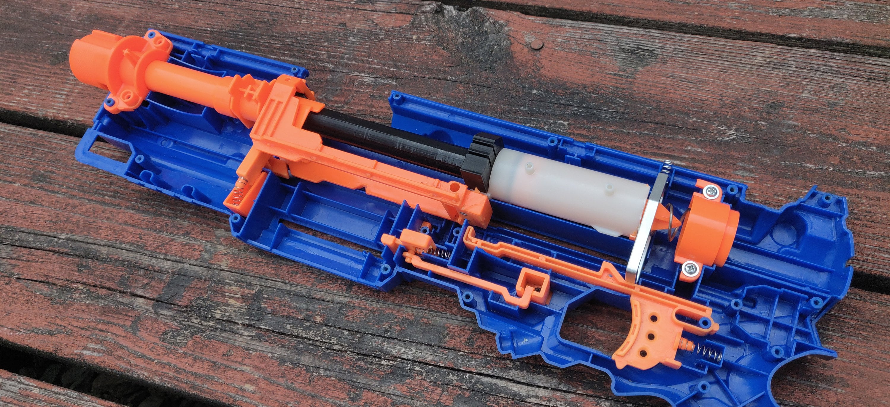 Elite longstrike mega sniper gun met rival vest en 40 nerf