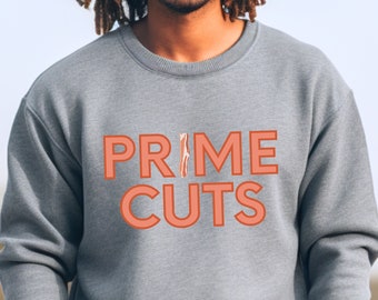 Prime Cuts Sweater, Steak Sweater, Bacon Sweatshirt, Bacon Lover, Food Lover, Foodie, Comfy Sweatshirt, Funny Sweatshirt, Unisex