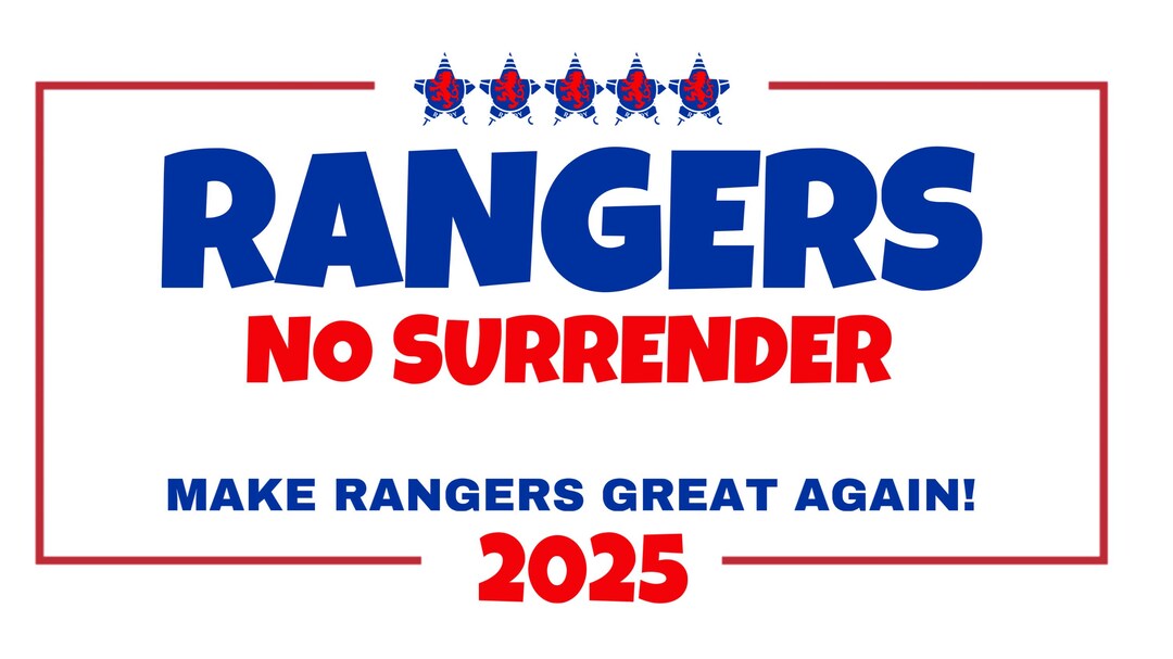 Make RANGERS Great Again 5x3ft FLAG - Etsy