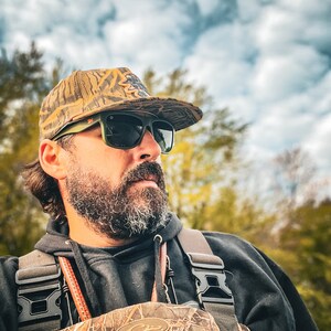 Mossy Oak Shadow Grass Camo Hat – Wood Duck Patch image 3