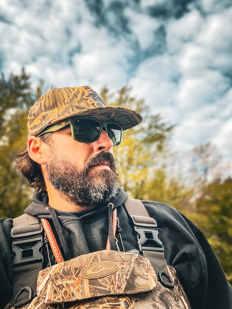 Mossy Oak Shadow Grass Camo Hat – Wood Duck Patch image 3