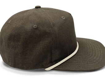Blank Hat - Natural Gear Rope Hat - Snap Back - Etsy