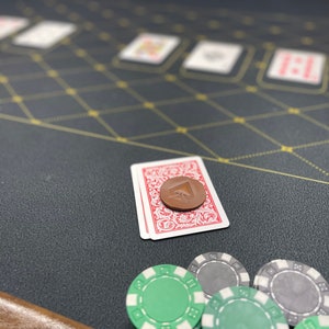 ポーカーカードプロテクター ハンドメイドレザー