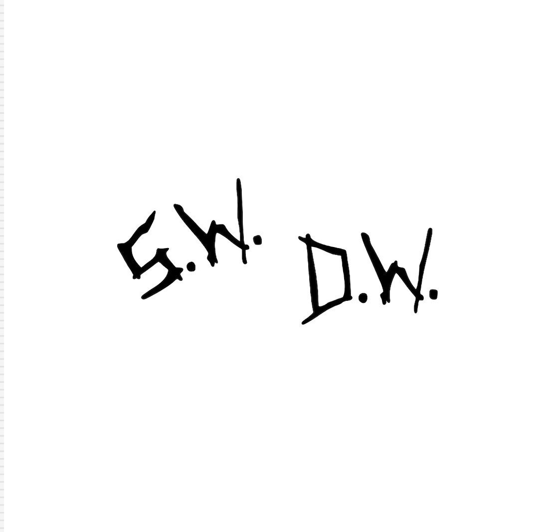 Supernatural Sam and Dean Winchester Initials Vinyl Car Window Decal - Etsy