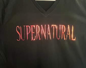 Supernatural Font Tshirt