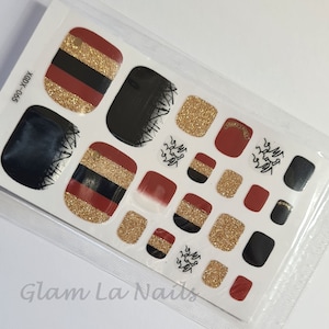 Toe Nail Wraps / Nail Strips / Nail Stickers / full nail wrap / stok op nagels / nail art sticker / nail wraps voor vrouwen / kleur straatnagels / schattig