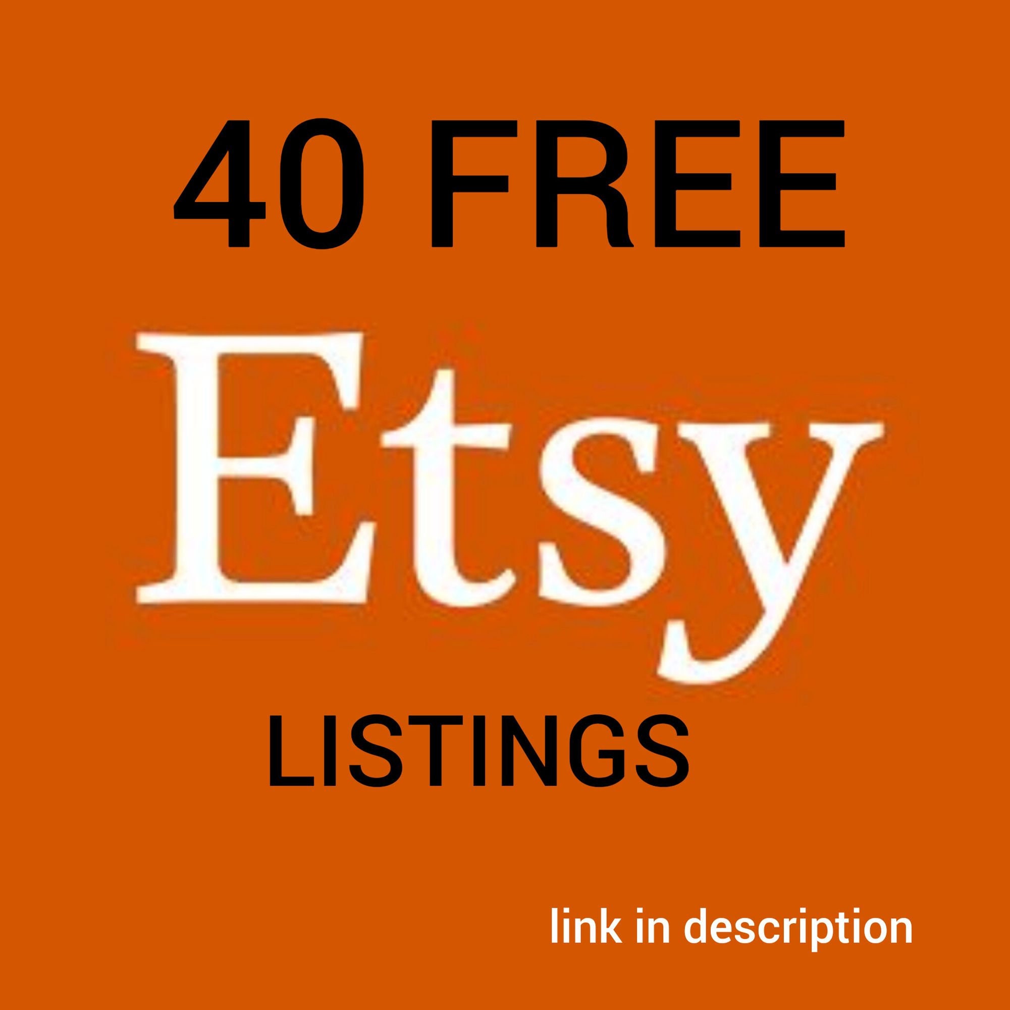 Etsy Free Listings 40 Free Etsy Listings List 40 Product Free 40