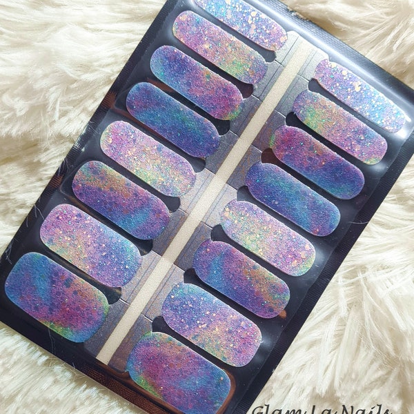 Glitter Nail Wraps/ Nail Strips/ Nail Stickers/ full nail wrap/ stick on nails/ nail art sticker/ nail wraps for women/ ombre nailart/