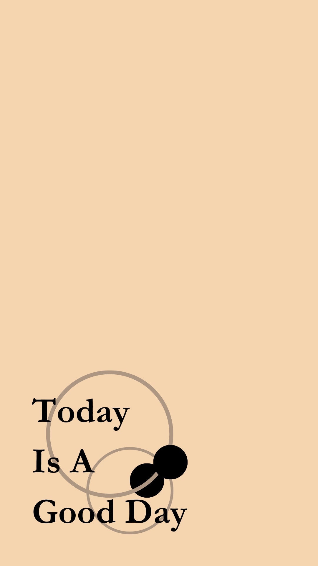 Today is A Good iPhone Wallpaper Etsy