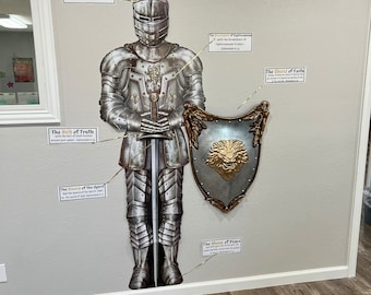 Amor of God text with verses - perfect for labeling life size solider!