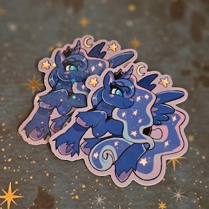 Princess Luna my little pony sticker / waterproof sticker / vinyl sticker