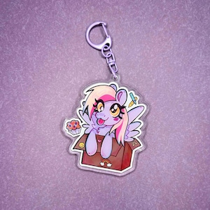 Derpy Hooves Keychain / 3in Doublesided Epoxy / MLP / Pony