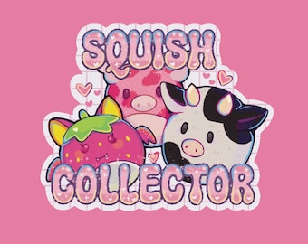 Pegatina coleccionable de Squishmallow / pegatina impermeable / impresión / pegatina de vinilo