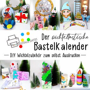 Gnome-tastic Advent calendar for children and the young at heart | Christmas and the Gnome Door | scandi | Decoration | DIY | Gnome Grandma Wanda