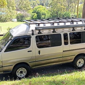 High Roof Gutter Mount Rack Bracket Leg for Toyota Hiace Grand Cabin G