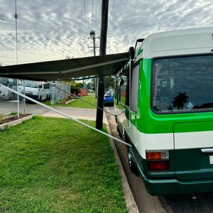 High Roof Gutter Mount Rack Bracket Leg for Toyota Coaster Bus (1993-2017)