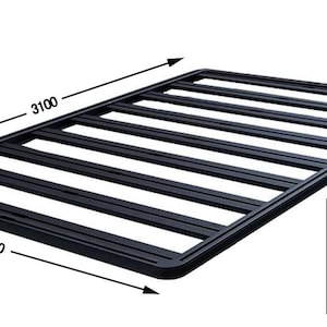 Toyota Hiace Roof Rack Platform: 6063-T6 Aluminum, Lightweight