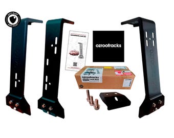 High Roof Rack Legs: 44CM Rain Gutter Mount for Toyota Coaster