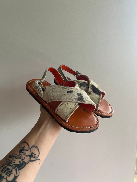 Cowhide Sandals (Kids) - image 1