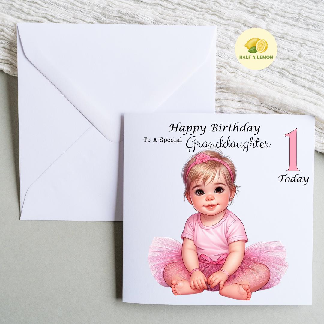 Aazon.co : Old English Co. 1st Birthday Card Boy Or Girl - Age One