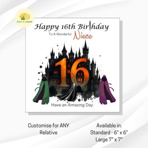 Carte de 16e anniversaire, TOUT parent, nièce, fille, petite-fille, soeur, arrière-petite-fille, cadeau, télé-réalité, tromperie et confiance, elle