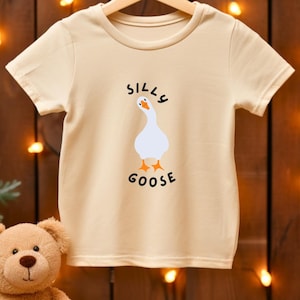 Silly Goose Toddler Shirt, Farm Kids Shirt, Funny Silly Goose Toddler Tee
