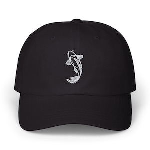 Fishing Hat, Fishing Embroidered Cap, Gift for Fisherman, Gifts for Husband, Fishing Gifts