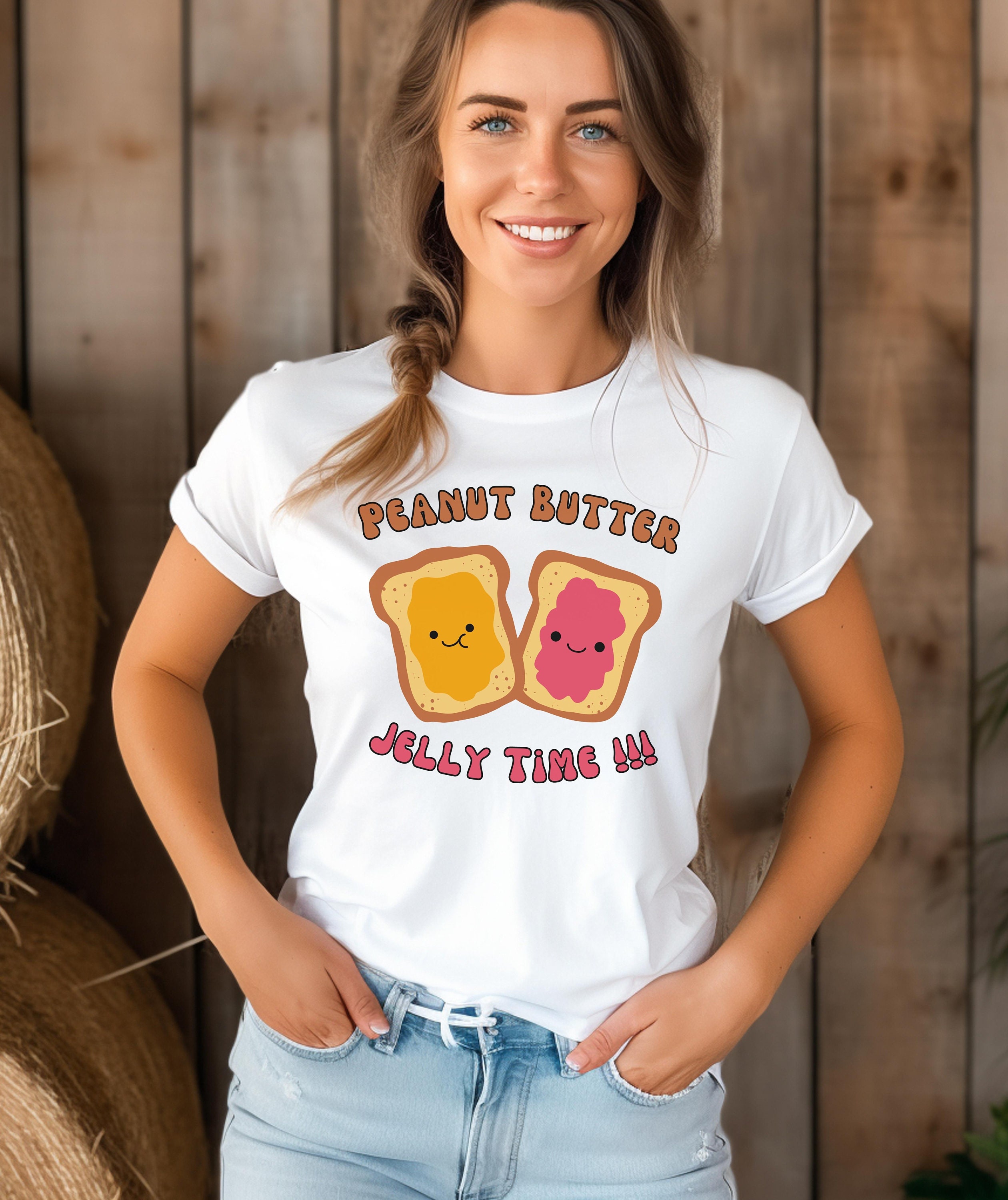 Peanut Butter Jelly Time Funny T shirt Peanut Butter and Jelly Shirt Peanut Butter Lovers T Shirt Etsy