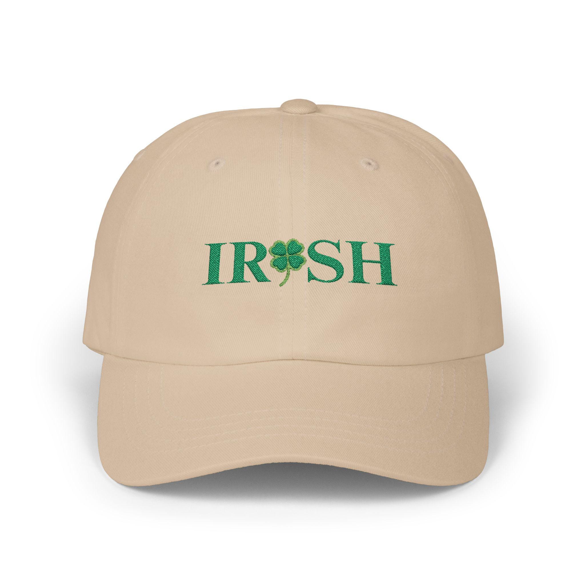 VTG Ireland Clover St Patricks Day SNAPBACK HAT EMBROIDERED ALL OVER Shamrock Embroidered Hat St. Patrick main image 3