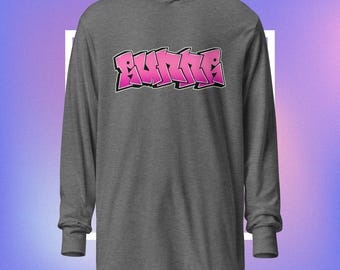 Hooded long-sleeve tee